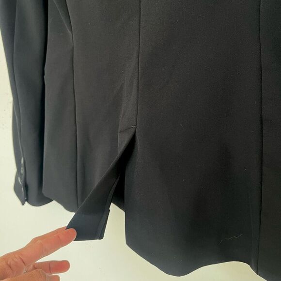 Veronica Beard Iconic Scuba Dickey Jacket 0 Extra Small Black CORE-BSS1078 $645 - Picture 7 of 11